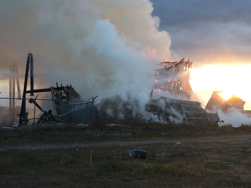 Old sugar factory 'a complete loss' after massive fire East Idaho News