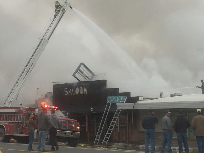 Historic Mud Lake saloon burning East Idaho News