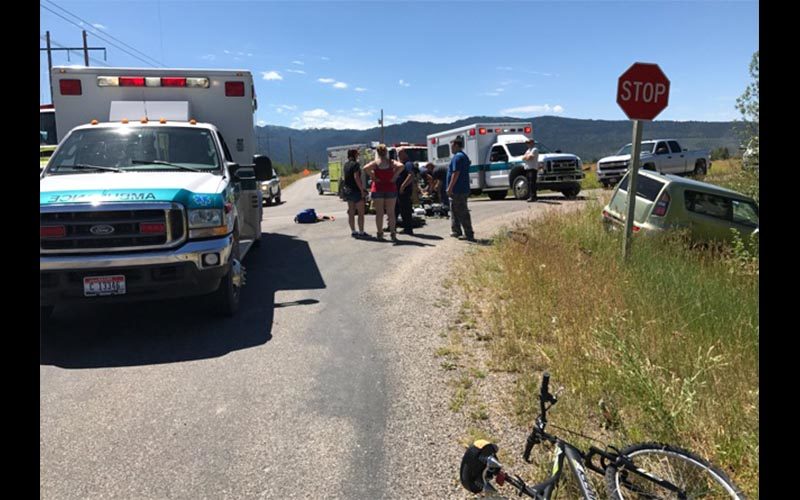 Child cyclist hit while crossing highway in Victor East Idaho News