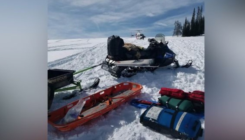Snowmobiler dies after crash near Utah-Wyoming border ...