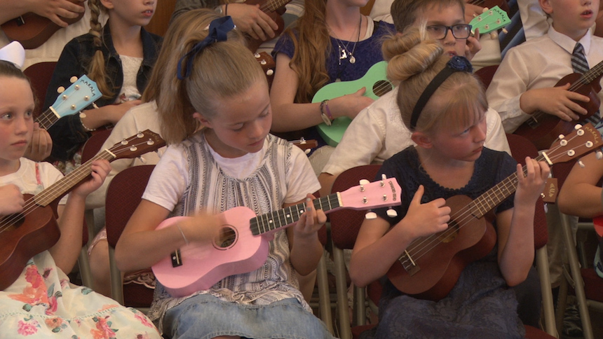 ukeleles