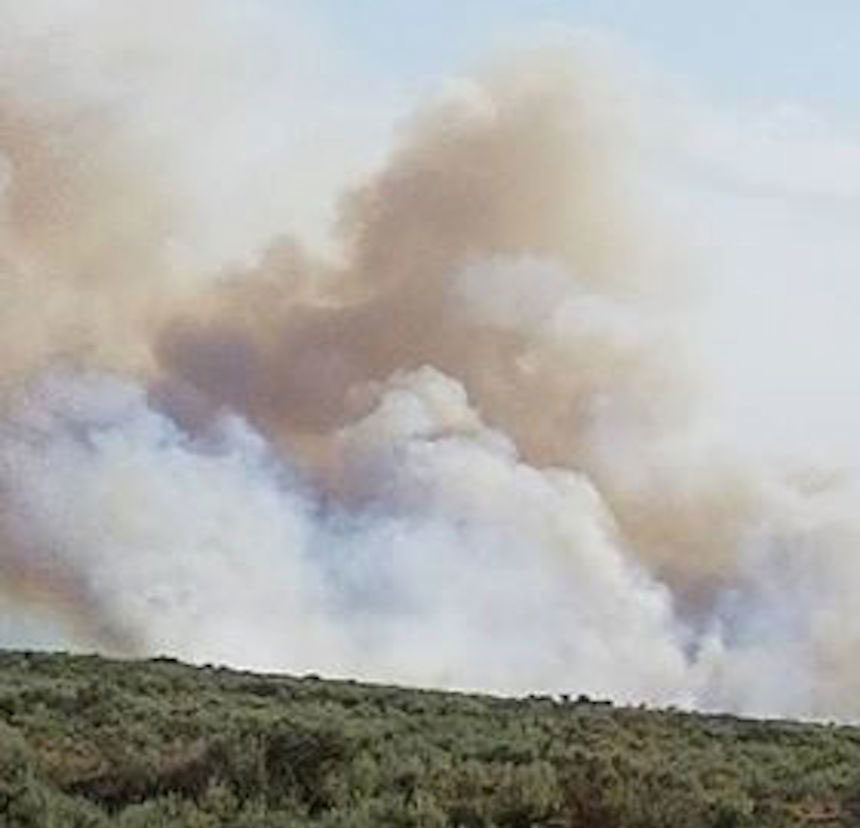 Multiple agencies working together on 250 acre fire near St. Anthony East Idaho News