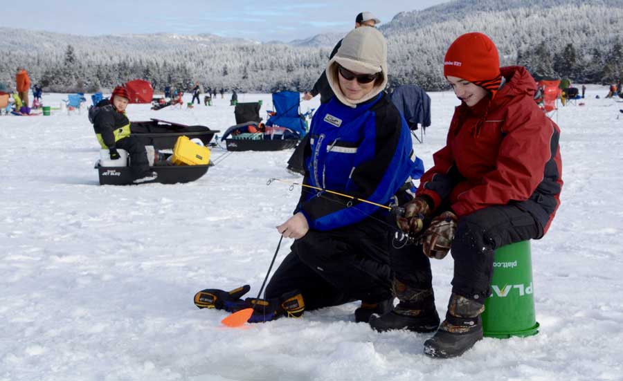 Catch a tagged fish at Hyde Pond and win a prize