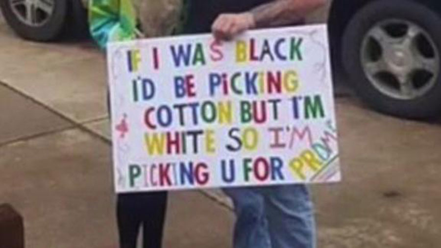 Ohio student held racist promposal sign. Now he's banned from the prom East Idaho News