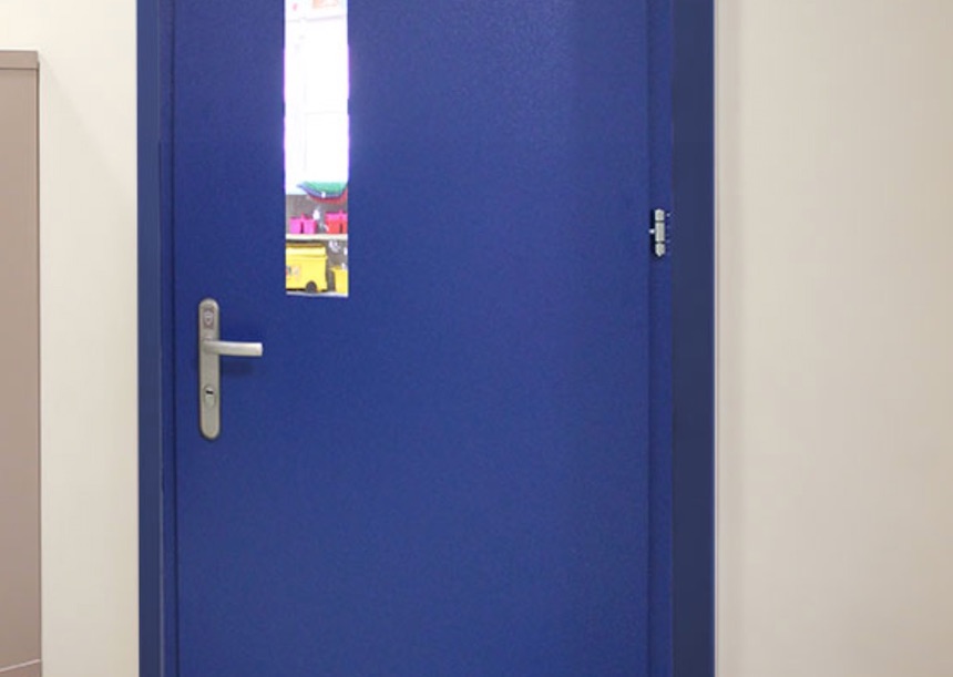 His bulletresistant doors are turning classrooms into safe rooms