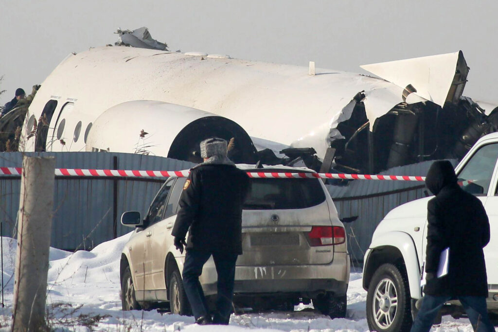 Kazakhstan flight with almost 100 onboard crashes, killing at least 12