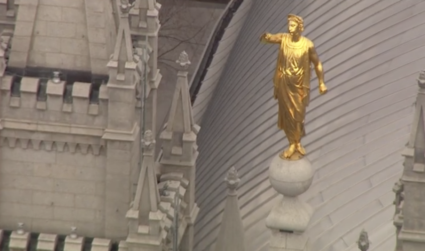 Utah earthquake damages LDS temple and knocks trumpet from Angel Moroni