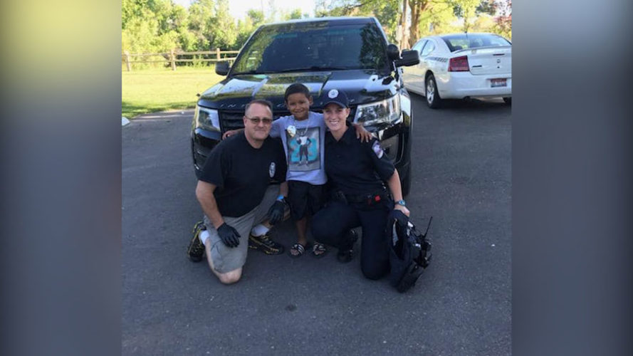 St. Anthony police calm black boy's fears that police are out to get
