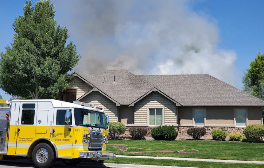 Crews battling large house fire in Idaho Falls East Idaho News