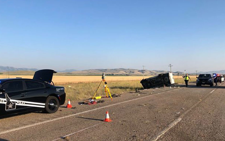 Man thrown from vehicle after rollover crash near Fort Hall East