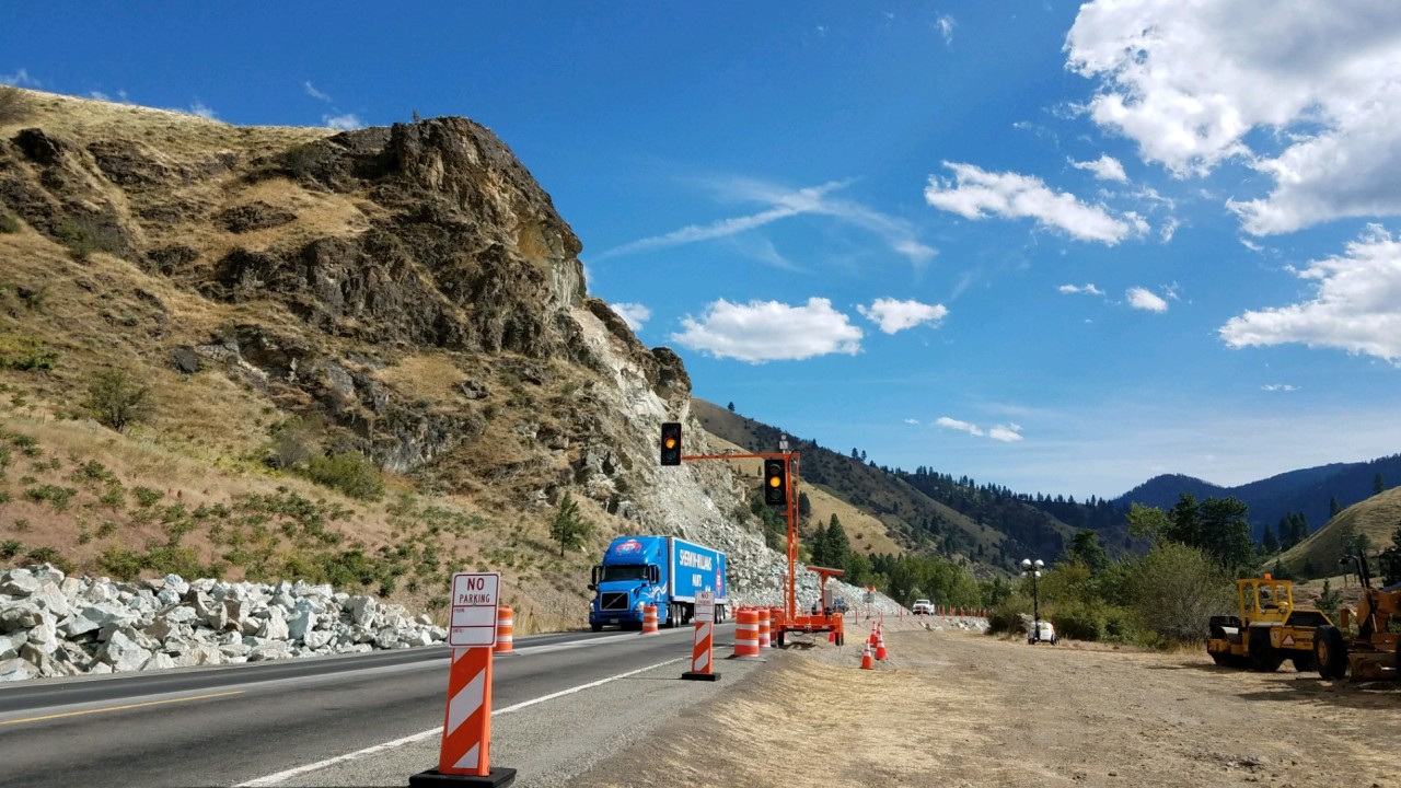 UPDATE Drilling to begin today on US95 rockslide near Riggins East