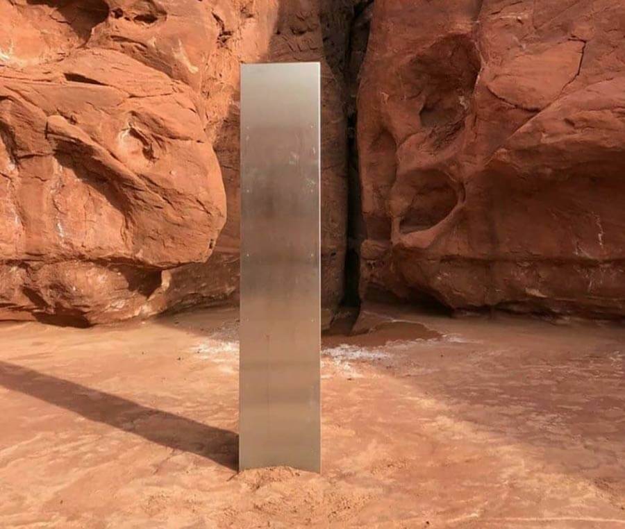 Mysterious metal monolith found in remote area of Utah East Idaho News