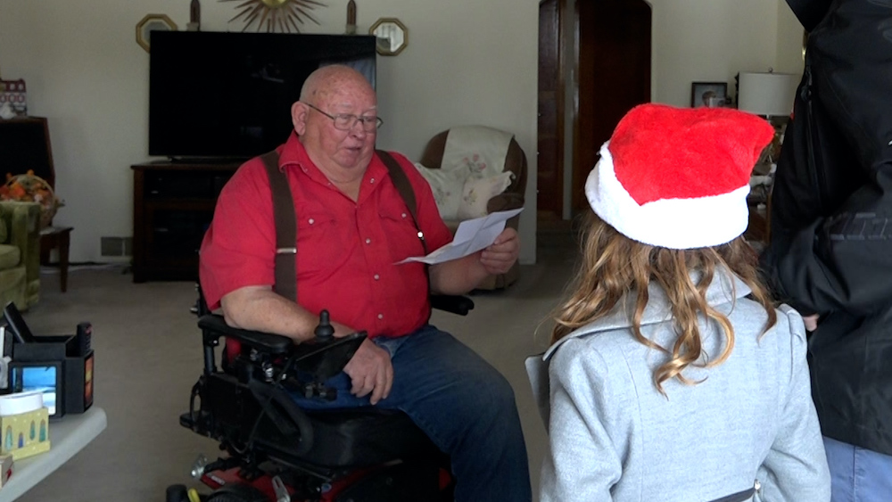 A Secret Santa surprises beloved community member with special wheelchair – East Idaho News