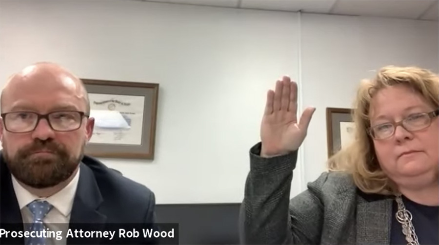 Rob Wood and Rachel Smith