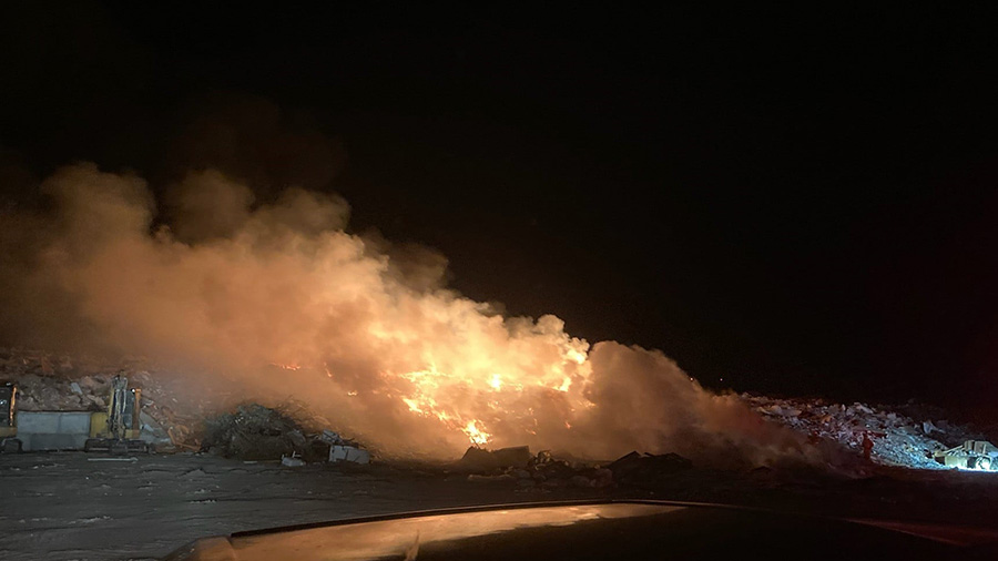 Firefighters extinguish early morning fire at county Hatch Pit - Vimarsana News