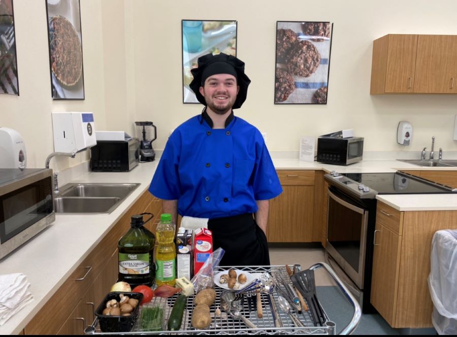 Local high school student wins state cooking competition and now he's