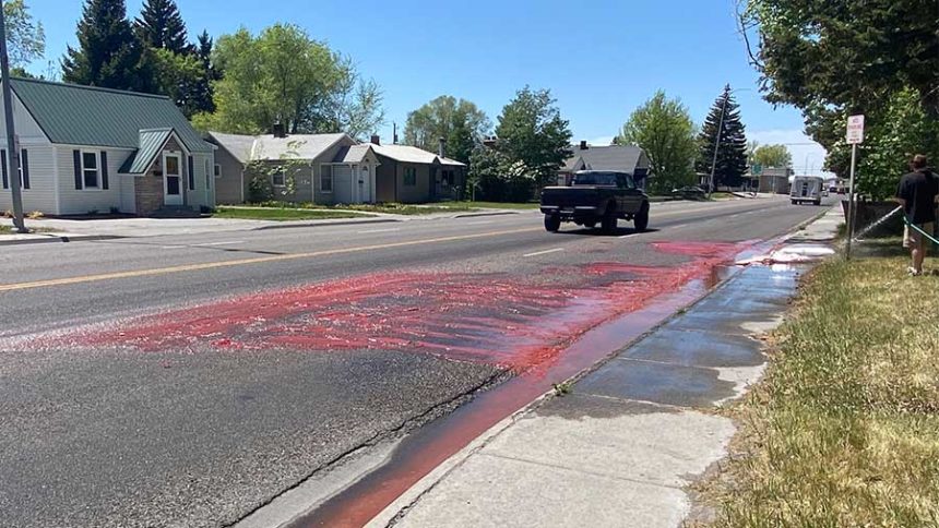 ketchup spill
