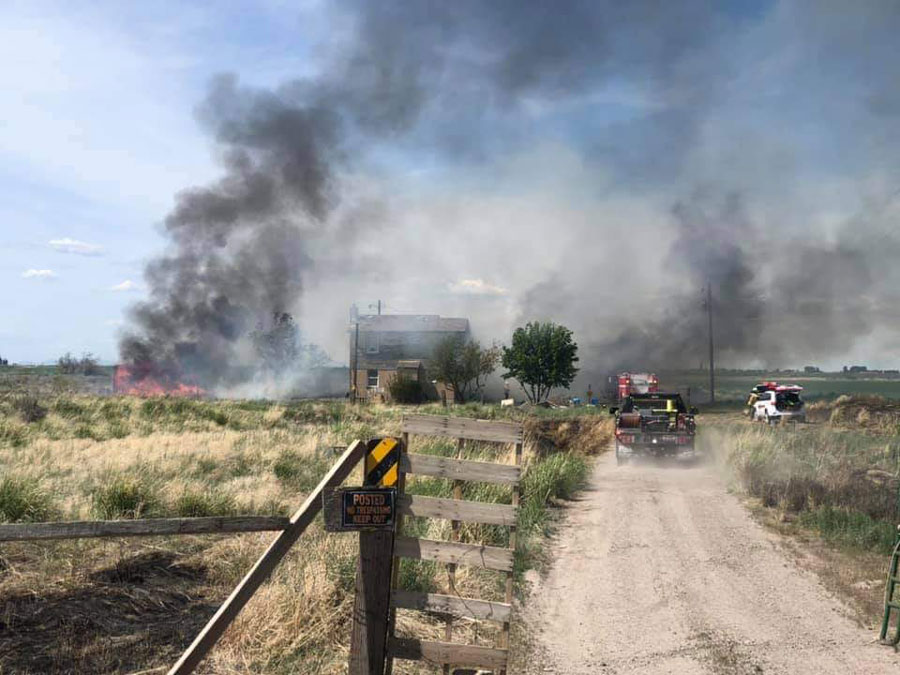 Two Fort Hall fires extinguished on Memorial Day - Vimarsana News