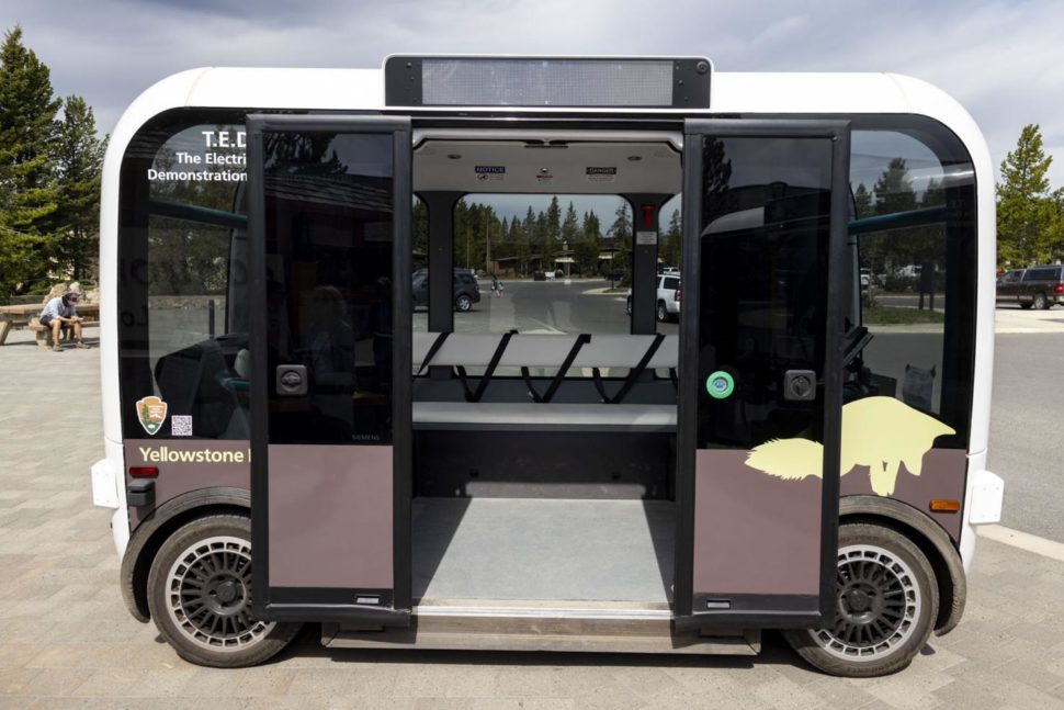 Yellowstone National Park unveils selfdriving electric cars East
