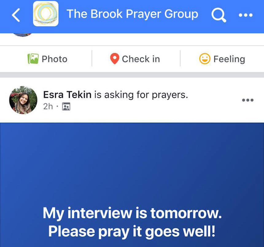 FB prayer group