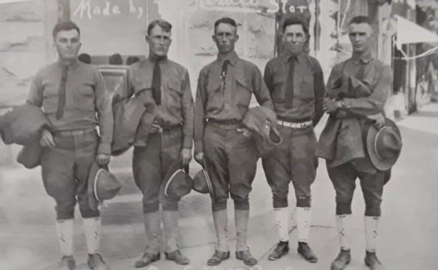 Many young men left Oakley to fight in