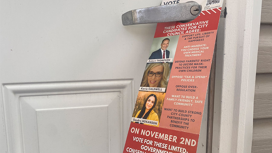 Local party chair reverses course on distributing anonymous political flyers - Vimarsana News