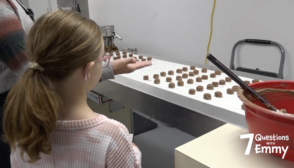 Emmy is asking 7 Questions and making candy at Florence's Chocolates - Vimarsana News