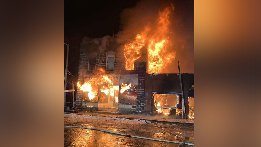 Hamer's oldest building destroyed in massive blaze - Vimarsana News