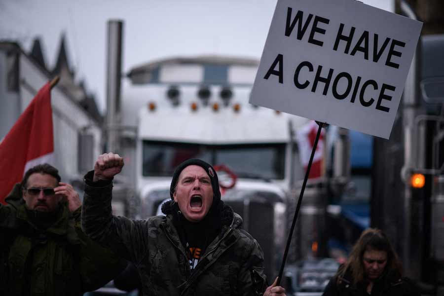 Canada border blockade clearing peacefully as police move in - Vimarsana News