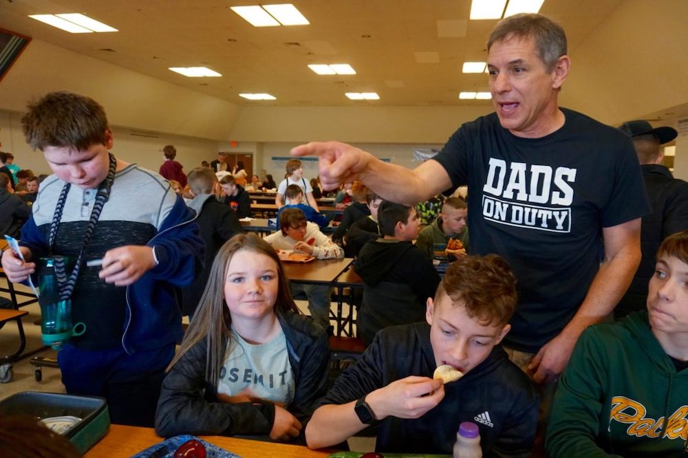 Dads are 'on duty' at Rigby Middle School - East Idaho News - Vimarsana News