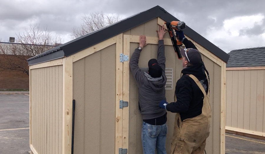 Students learn trade skills, build sheds for veterans during two-day event - Vimarsana News